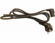 Síťový kabel 220V k PC, 2m 90°