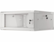 Závěsná skříň Lanberg 19, 4U, 600x600, šedá (FLAT PACK) (WF01-6604-10S)