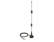 Delock LTE Antenna TS-9 Plug 2 - 3 dBi omnidirectional magnetical base fixed black
