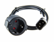 Síťový kabel pro výstup UPS - redukce PC konektor