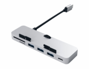 Satechi Aluminum Type-C Clamp Hub Pro - Hub - 3 x SuperSpeed USB 3.0 + 1 x USB-C