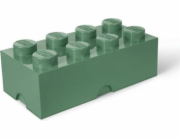 LEGO Storage Brick 8 sandgrün, Aufbewahrungsbox