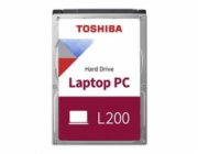 TOSHIBA HDD L200 Laptop PC (SMR) 1TB, SATA III, 5400 rpm, 128MB cache, 2,5", 7mm, BULK
