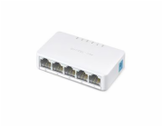 MERCUSYS switch MS105, 5x 10/100Mb/s RJ45, fanless