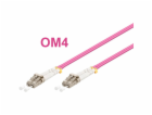 Optický patch kabel duplex LC-LC 50/125 MM 5m OM4