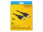 Delock DisplayPort kabel 8K 60 Hz 2 m DP 8K certifikováno