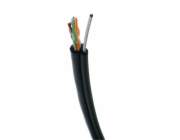 DATACOM UTP drát Cat5e 50m samonosný OUTDOOR blk