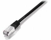 Equip Patchcord, Cat6, S / FTP, 20m, Black (605599)