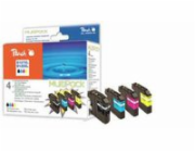 Peach Ekonomické balení inkoustu PI500-91 (kompatibilní s Brother LC-125XL, LC-127XL)