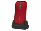 Doro 6040 Dual SIM červenočerný mobilní telefon