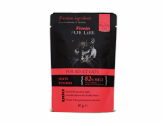 FITMIN For Life Cat Pouch Adult Beef 85g
