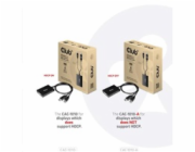 Club3D Adaptér aktivní DisplayPort na Dual Link DVI-D, USB napájení, 60cm, HDCP off