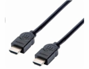 Manhattan HDMI kabel, ARC, 3D, 4K@30Hz, Shielded, 1.5m, černá