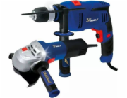 Ded 900W sada vrtáku+ úhlový mlýnek 125 mm 950 W