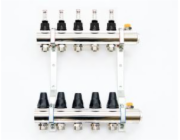 Distributor Sigma-LI Brass 2-OBW s termostatickým ventilem a průtokovým měřičem RMZTP-2