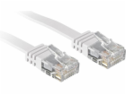 Lindy Patchcord Cat6, Flat, 3M, White (47503)