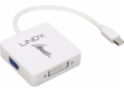 Lindy DisplayPort Mini - HDMI - VGA - DVI-I AV adaptér bí...