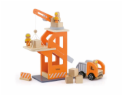 Dřevěný velký jeřáb Viga