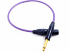 Melodika Jack 6,3 mm - xlr 8m fialová