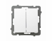 Dvojitý konektor Ospel Jako bílý