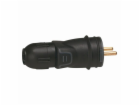 Legrand plug černá guma s 2P + Z choke