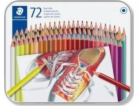 Staedtler Hex pastelky 72 barev kovová krabička