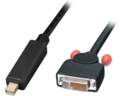 Lindy Displayport Mini Cable - DVI -D 3M BLACK