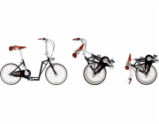 Sliders Metro Matt Black vkusné a pohodlné, skládací kolo, 2in1 skútr