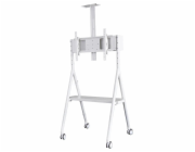 Neomounts  NS-M1500WHITE / Mobile Flat Screen Floor Stand (height: 110 - 144 cm) / White