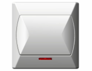 Jediný konektor Ospel Accent s bílým podsvícením