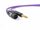 Melodika Jack 6,3 mm - xlr 1m fialová