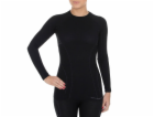 Dámská s dlouhým rukávem Brubeck Active Wool Black L (LS1...