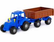 Traktor z przyczepą siatka