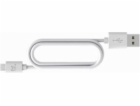 Apple MicroUSB 20cm kabel (Fits Sancta 4) 20 cm bílý