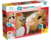 Lisciani Two -Tised Floor hádanky maxi 24 Pinocchio
