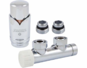 Schlosser Duo-Plex Set 3/4 x M22 x 1,5 mm úhlový chrome + nypel 2 ks (612100007)