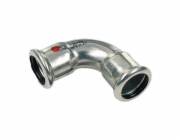 Ocelový oblouk Sanha dvojitý hřbet Sanha 90° 22 mm  