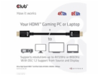 Club3D HDMI kabel, 4K120Hz 8K60Hz 48Gbps M/M 5m/16.4ft