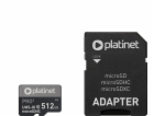 Platinet Secure Digital MicroSDXC 512 GB třída 10 UHS-III...