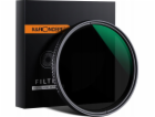 K&F filtr nd filtr 72mm Nastavitelný šedý fader nd8 -nd20...
