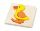 Dřevěné puzzle pro nejmenší Viga Kachnička