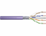Instalační kabel Digitus Digitus Cat.6 F/UTP DCA PAVNÍ DRÁT AWG 23/1 LSOH 500M Fialový naviják