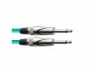 Stagg SGC3DL CGR, kabel JACK/JACK, 3 m, zelený
