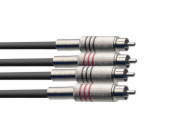 Stagg STC060C, kabel 2x RCA/2X RCA, 60cm