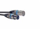 Stagg SMC1 BL, mikrofonní kabel XLR/XLR, 1m, modré kroužky