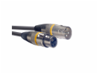 Stagg SMC1 YW, mikrofonní kabel XLR/XLR, 1m, žluté kroužky