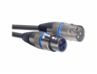 Stagg SMC3 BL, mikrofonní kabel XLR/XLR, 3m, modré kroužky