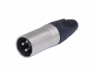 Neutrik XLR NC-3MXX, zástrčka 3-pólová