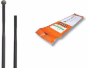 CNSPOKE MOPOKES AERO424 2.0-0,9*2.2-2.0 Nerezová ocel 300 mm černá 36 ks.