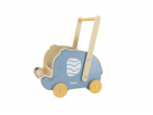 Hračky Viga Viga Polarb Wooden Trolley 2in1 Pusher Elephant